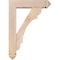 Ekena Millwork Olympic Arts and Crafts Smooth Bracket w/ Offset Brace, Douglas Fir, 5 1/2"W x 20"D x 28"H BKT0604X20X28OLY03SDF - alternate 4